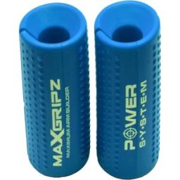 Power System Mx Gripz maniglie per il fitness per bilancieri colore Blue XL 2 pz