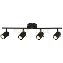Searchlight Samson 4lt Split Bar Spotlight - Metallo Nero
