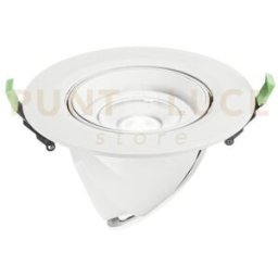 Intec Incasso Delta 38da Bianco 38w 6080lm Cct 3000k / 4000k / 6500k 19,5x23cm Adat...