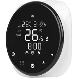 Proxe CRONOTERMOSTATO SETTIMANALE DA INCASSO WiFi NERO CONTROLLO REMOTO APP TUYA 230V