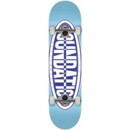 Foundation Oval Skateboard Completo (Blu) taglia 8
