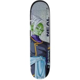 Primitive Neal Zamasu Dragon Ball Super II Tavola Skateboard (Argento) taglia 8.125