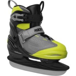 Roces Moody Ice X Pattini Ghiaccio Bambini (Black/Lime) taglia 30-35 EU