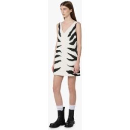 Moschino - Abito in cotone pesante stampato - Bianco 48