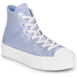 Converse Sneakers alte CHUCK TAYLOR ALL STAR LIFT PLATFORM SUEDE SHIMMER Blu 39