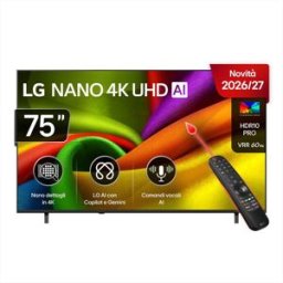 LG Smart Tv Led Uhd 4k 75" Nano Ai Nu90 75nu900b6la-charcoal Black