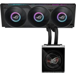 Asus Rog Strix Slc Iv 360 Argb Lcd Cpu Liquid Cooler Display Lcd Intel 1851/1700 Amd Am5/am4