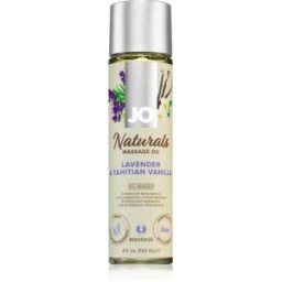 System JO NATURALS LAVENDER & TAHITIAN VANILLA olio per massaggi 120 ml