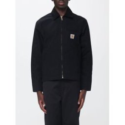 Carhartt Giacca Detroit in tela di cotone biologico con colletto in velluto Nero Taglia S