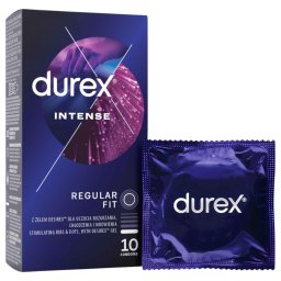 Durex Intense - preservativi rigati e puntinati (10 pz)