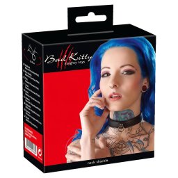 Bad Kitty - Collare regolabile - pelle sintetica nera