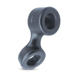 Boners Get Rock Hard - anello fallico e scrotale - silicone grigio