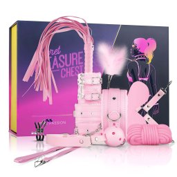 Secret Pleasure Chest - kit BDSM avanzato - 14 pezzi (rosa)