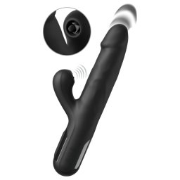 Fetish - vibratore spingente a 3 motori (nero)