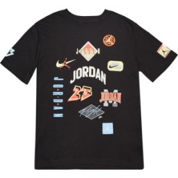 Jordan Patch Bambini - Magliette Nero - Taglia 147 - 158 CM - Jersey di cotone 147 - 158 CM