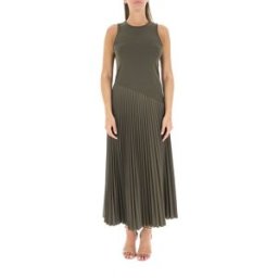Dixie Abito plissettato VERDE MILITARE M