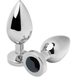Metalhard Metal Hard - Plug Anale Diamante Nero Piccolo 1 St