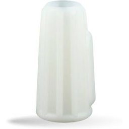 Lovelyness - guaina per pene con vibrazione bianca scanalature verticali 1 St