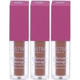 astra Make-Up Ombretto Liquido Chromo Therapy Finish Opaco Tonalità 04 Candy Catalyst 3x1 St