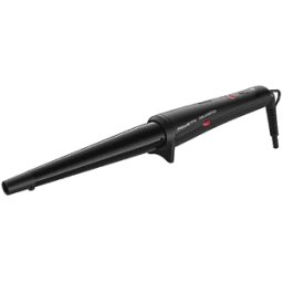 Rowenta Ferro per capelli ARRICCIACAPELLI CF324L, Potenza massima 41 W, in Altro rivestimento, Temperatura max 200 °C, 2 temperature, si riscalda 60 s, Tecnologia a ioni, Nero