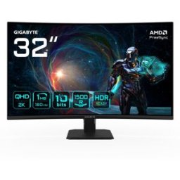 GIGABYTE GS32QCA 31,5" Monitor Gaming Curvo QHD - 2560 x 1440, 180Hz, 1ms, 250 cd/m², FreeSync, HDR Ready, HDMI 2.0, Displaypor