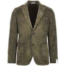 BRERAS Giacca monopetto 'Venezia' in corduroy