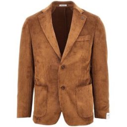 BRERAS Giacca monopetto 'Venezia' in corduroy