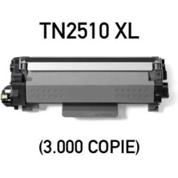 Toner comp. brother tn2510 xl 3k con chip ton-brotn2510xl-chip