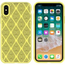 Apple COVER IPHONE X E XS GIALLO CASE-51630