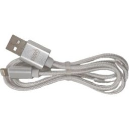 Enivoitech CAVO USB IPHONE 1M NYLON ARGENTO