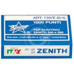 Punti Metallici Per cucitrice 130/E 10x1000 Zenith