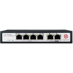 SWICTH POE 4 CANALI / 2 PORTE UPLINK 10/100MBPS Safire SW0604poe-60W 6 PORTE GRADO A