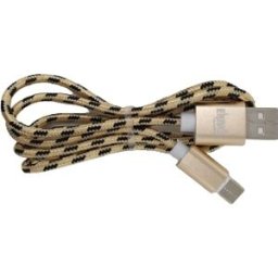 Enivoitech CAVO USB TIPO-C 1M NYLON NERO/ORO