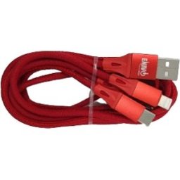 Enivoitech CAVO USB 3in1 1.2M JEANS ROSSO