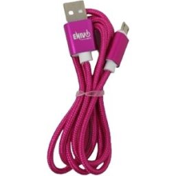 Enivoitech CAVO USB MICRO 1M NYLON FUCSIA