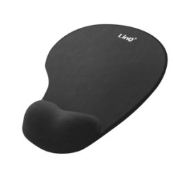 LINQ Tappetino Mouse MP2421 con poggiapolso Antiscivolo Nero