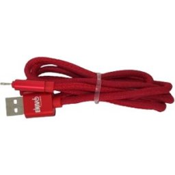 Enivoitech CAVO USB IPHONE 1M JEANS ROSSO