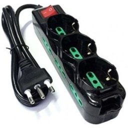 TECNO Multipresa Bipasso 9 porte Shucko 3 INGRESSO TC-MP01
