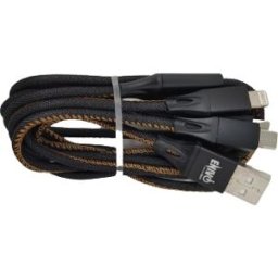 Enivoitech CAVO USB 3in1 1.2M JEANS NERO