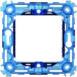 Ettroit Va0202 Supporto 2 Posti Serie Venus Compatibile Vimar Plana Per Scatola 502