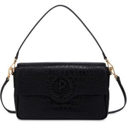 Candy Bag in stampa cocco pu NERO, one_size, Pollini one_size