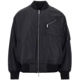 Emporio Armani Bomber in nylon con patch logo