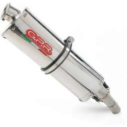 Gpr Exclusive Silenziatore Omologato Trioval Mid Line System Mana 850 Gt 07-16 Silver / Silver Homologated