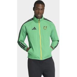 Adidas Mens Giacca Home Anthem Giamaica X Bob Marley - Verde, verde verde Uomo taglia XL