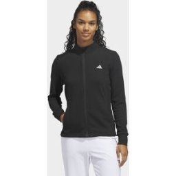 Adidas Womens Giacca Con Zip Completa E Texture Performance - Nero, nero nero Donna taglia S