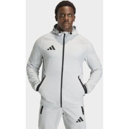 Adidas Mens Giacca A Vento Tiro Travel - Grigio, grigio grigio Uomo taglia XS