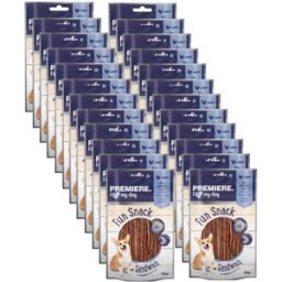 Kit Risparmio 24x70G Premiere Snack Dog Meat Sandwich POLLO PESCE