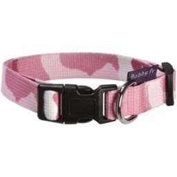 Croci Collare Cane Bobby Camouflage Rosa 42-70X2.5CM