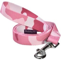 CROCI Guinzaglio Camouflage per Cani Bobby Rosa 100X2CM