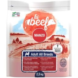 Hi Beef Dog Adult All Breeds Manzo 2.5KG